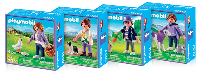 Les boîtes Playmobil Milka offertes