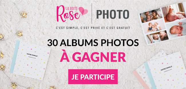 Tentez de gagner votre album photo avec le jeu La Boîte Rose