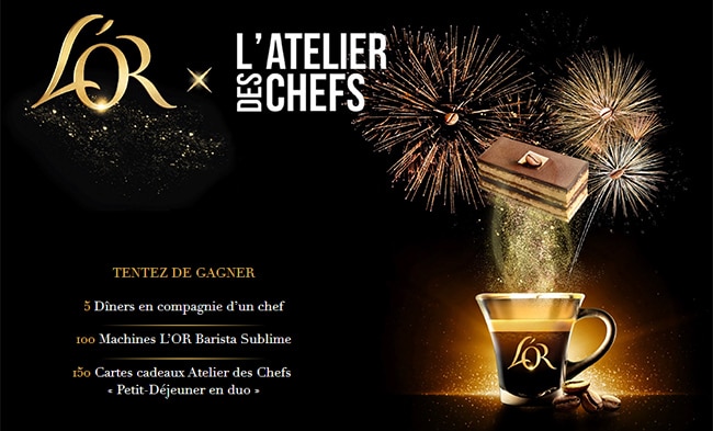 Tentez de gagner l'un des cadeaux du jeu L’Or & L’Atelier des Chefs