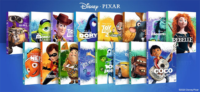 Les DVD Disney-Pixar à gagner