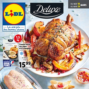 Catalogue Lidl Deluxe Du 18 Au 24 Mars 2020