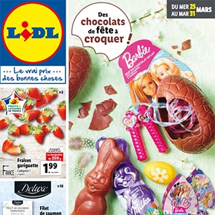 Catalogue Lidl De Paques Du 25 Au 31 Mars 2020 Chocolats