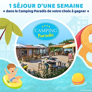 Jeu Lidl Voyages Camping Paradis : Séjour et enceintes à gagner