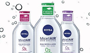 Jeu Nivea : 10 lots de 3 eaux MicellAIR à gagner