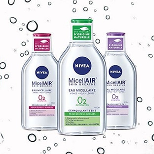 Jeu Nivea : 10 lots de 3 eaux MicellAIR à gagner