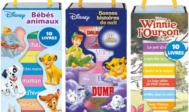 Bon plan Lidl : Coffrets de 10 livres Disney pas chers