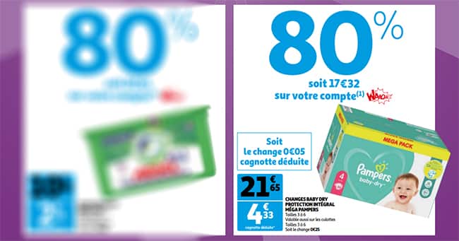 promo couches pampers chez auchan 80 de remise fidelite