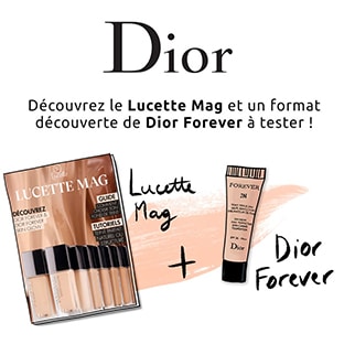 Test Lucette : Échantillons Dior Forever et magazine gratuits