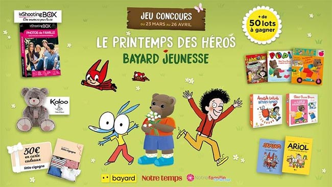 Tentez de gagner l'une des dotations du jeu Bayard jeunesse