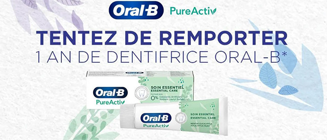 Tentez de remporter un an de dentifrice