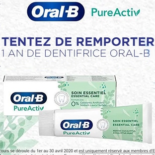Jeu Envie de Plus : dentifrices Oral-B à gagner