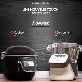 Jeu Moulinex : Cookeo Touch et i-Companion à gagner