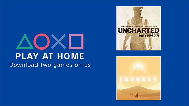 Opération Play At Home pour télécharger gratuitement des jeux sur PS4