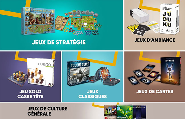 Obtenez 3 jeux de société pour le prix de 2 avec le bon plan Fnac