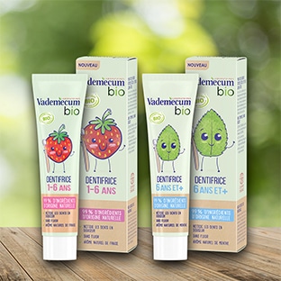 Test Doctissimo : dentifrice Vademecum bio pour enfants gratuit