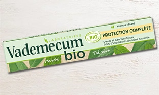 Test Vademecum Bio : 100 dentifrices gratuits