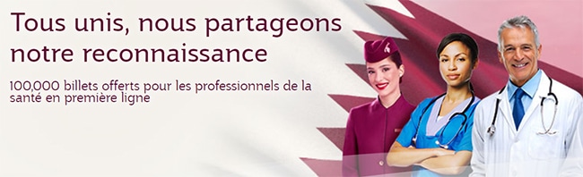 voyager gratuitement avec Qatar Airways : Billets aller/retour offerts