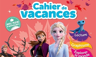 Cahiers de vacances la Reine des Neiges pas chers su Amazon