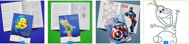 Imprimer les livrets Disney offerts pour apprendre à dessiner