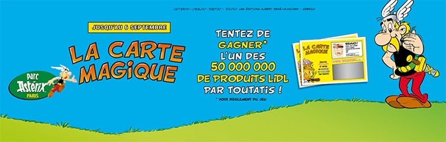 cartes magiques à gratter de Lidl