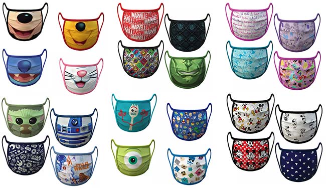 Précommande de masques Disney sur le site shop disney