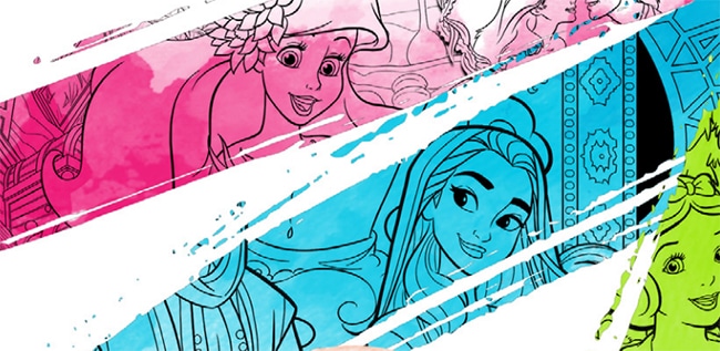 Coloriage pour adultes Disney