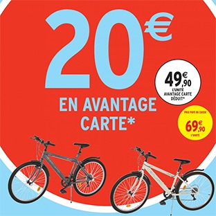 Promo Intermarché : VTT adulte pas cher