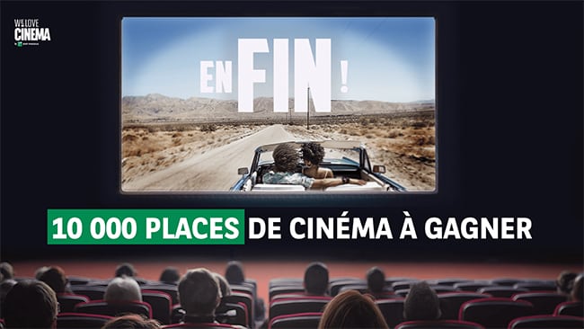 Tentez de remporter une entrée de cinéma