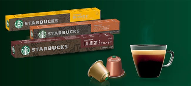 testez gratuitement les dosettes Starbucks pour machines Nespresso