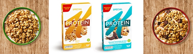 Tester les céréales Spécial K Protein avec Sampleo