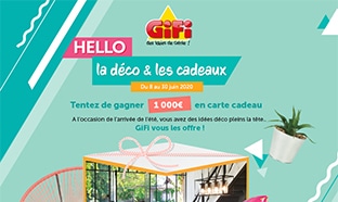 Jeu Gifi : Carte cadeau à gagner