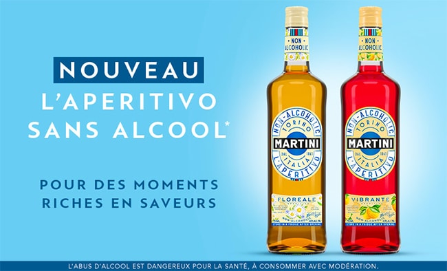 Testez gratuitement L’Apéritivo sans alcool Martini Floreale et Vibrante