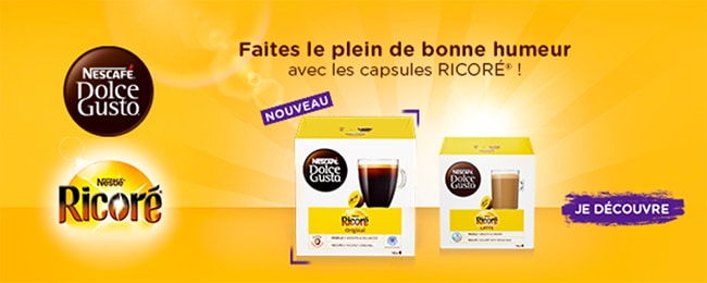 Tester gratuitement les capsules Ricoré Nescafé avec Croquons la Vie