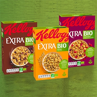 Test Sampleo : céréales Extra Bio Kellogg's gratuites
