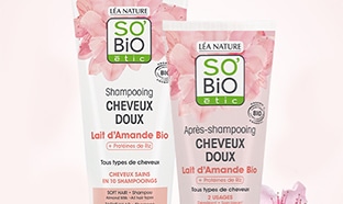 Test SO'BiO étic : duos capillaires au Lait d'Amandes gratuits