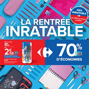Promo Carrefour : Fourniture scolaires pas chères