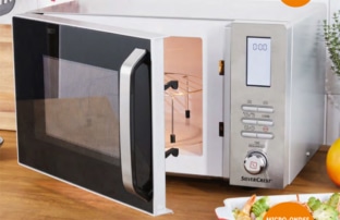 WEB2O Four à Micro-Ondes Jouet Pour Enfants Avec Sons Et Lumières Réalistes - Idéal Pour La Cuisine Imaginative
