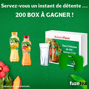 Instants Plaisir Box dégustation Coca Cola : coffret Fuzetea