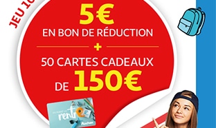 Jeu Auchan.fr Rentrée des classes