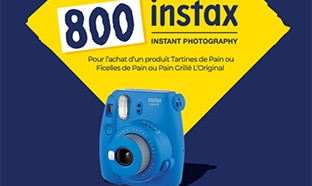 Jeu Brioche Pasquier : Appareil photo Instax Mini à gagner