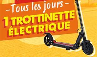 Jeu Daunat à code : trottinettes électriques à gagner