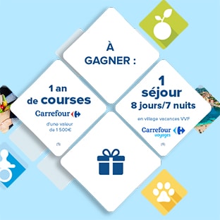 Jeu Parents : séjour et carets cadeaux Carrefour à gagner