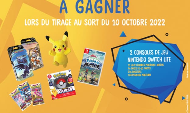 Jeu Candy’Up : Nintendo Switch Lite et 454 cadeaux Pokémon