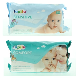 Rappel important de produits Lidl : Lingettes bébé Lupilu