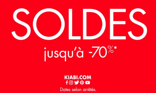 Soldes Kiabi : Jusqu’à -70% + 10% de réduction supplémentaire