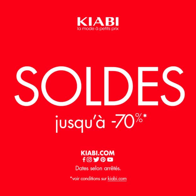 Soldes Kiabi : Jusqu’à -70% + 10% de réduction supplémentaire