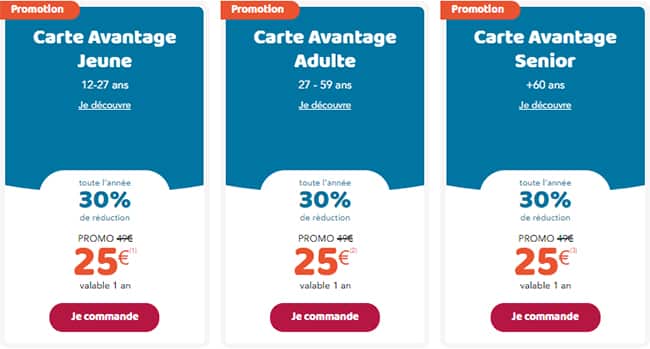 Économisez toute l’année avec les cartes SNCF