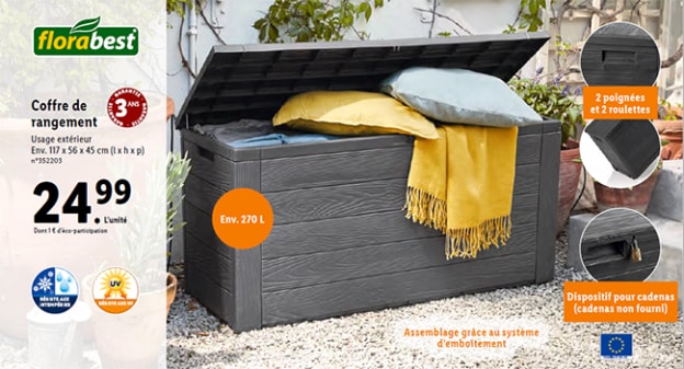 Coffre Jardin Lidl