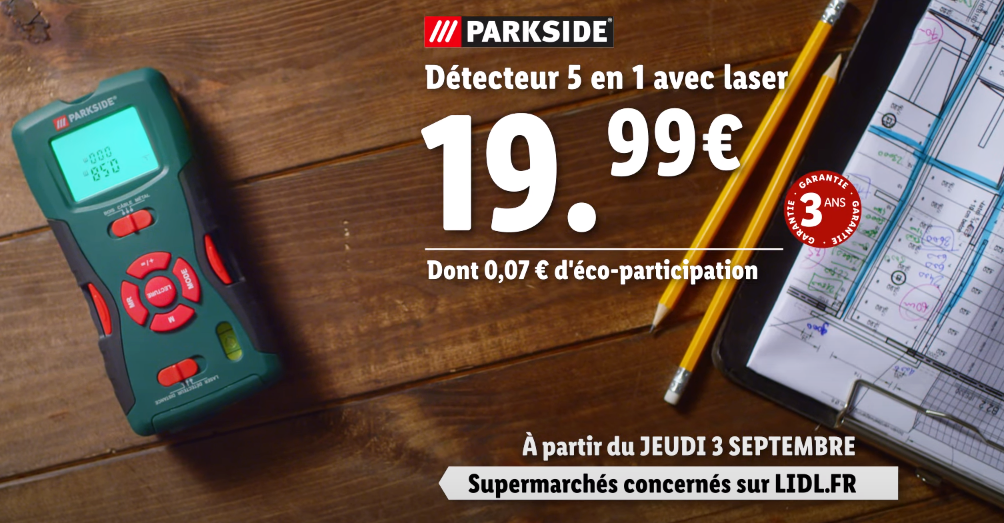 Detecteur 5 En 1 Parkside Mode D'emploi