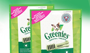 Greenies : 4’500 paquets gratuits de bâtonnets pour chiens